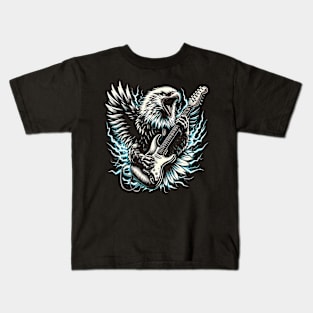 A Roaring Eagle Clutching A Guitar, Toby keith Kids T-Shirt